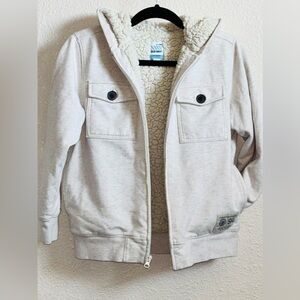 Old Navy Cream Full Zip Sherpa Hoodie. MED (8)
Excellent Condition.